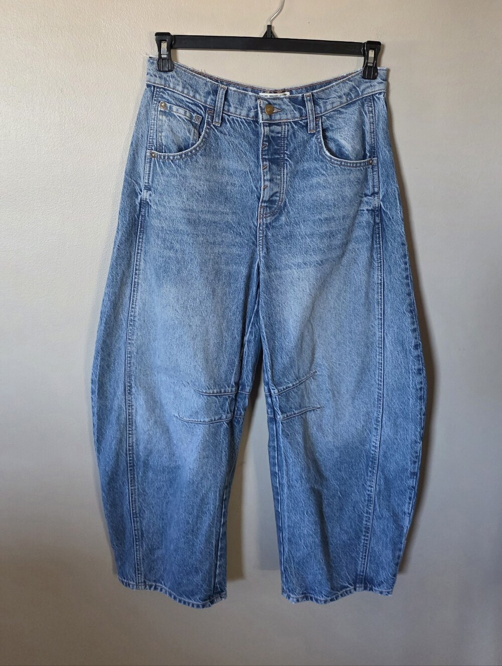 We The Free Mid Rise Barrel Jeans Lucky You Women's Size 27